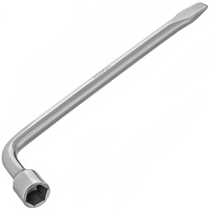 Chave Roda L Carro 19MM Espatula Cromada Andorinha