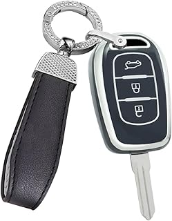 ontto Capa de chave de 3 botões adequada para Renault Duster Sandero Logan Clio Captur Laguna