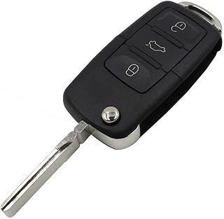 Chave para substituição Canivete VW Capa 3 botões compatível Volks original Gol G5 Fox Space Fox VOYAGE BORA GOLF RESISTENTE