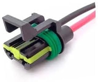 Chicote Elétrico Conector Automotivo 2 Vias para Ventoinha Fiat Palio 1.5/1.6, Tempra, Palio Week, GM Meriva, Zafira, Astra, Corsa