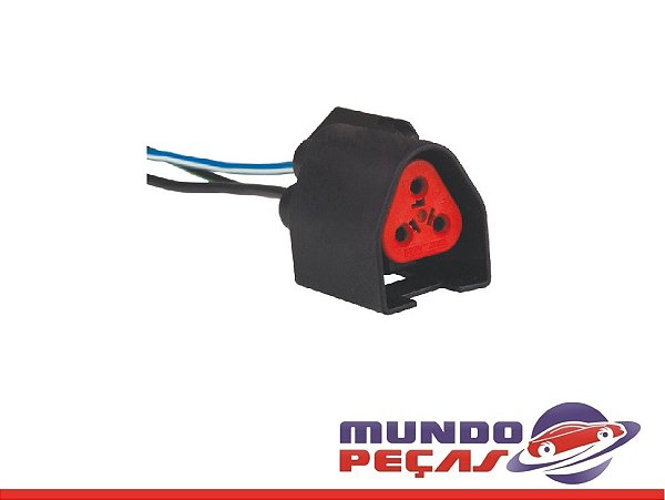 Chicote 3 Vias Reparo Sensor Luz Re Ford Ecosport Femea 244767