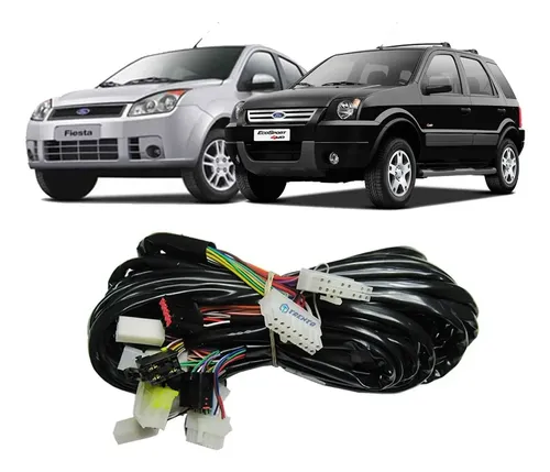 Chicote 4 Vias Reparo Botao Vidro Elet Ford Fiesta Ecosport 244735