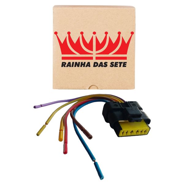 Chicote Reparo Sensor Borboleta 6 Vias Fiat Palio Siena Rainha Sete