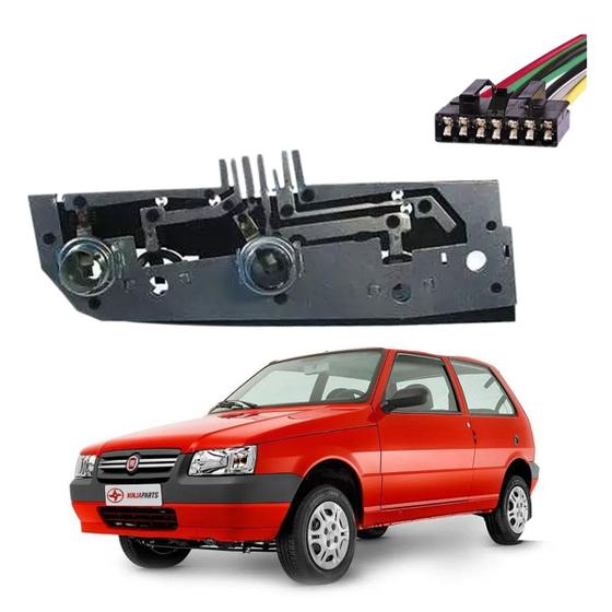 Circuito Lanterna Traseira Motorista Fiat Uno 84 2004 Rainha Sete