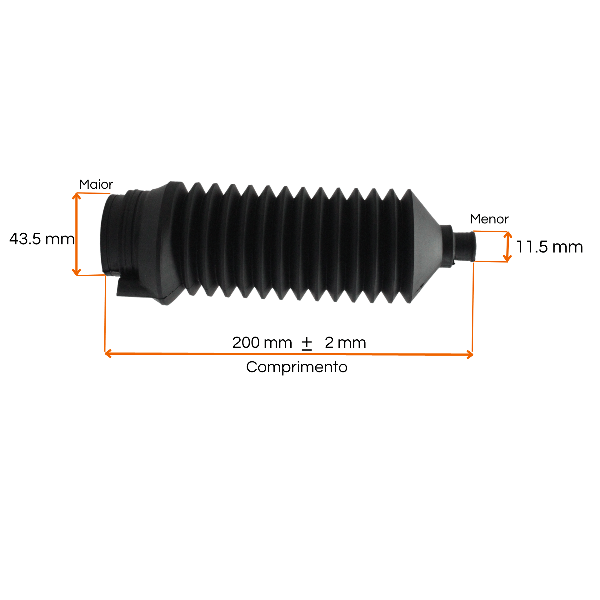Coifa Caixa Direção VW Passat 91 2005 Hidráulica Borracha