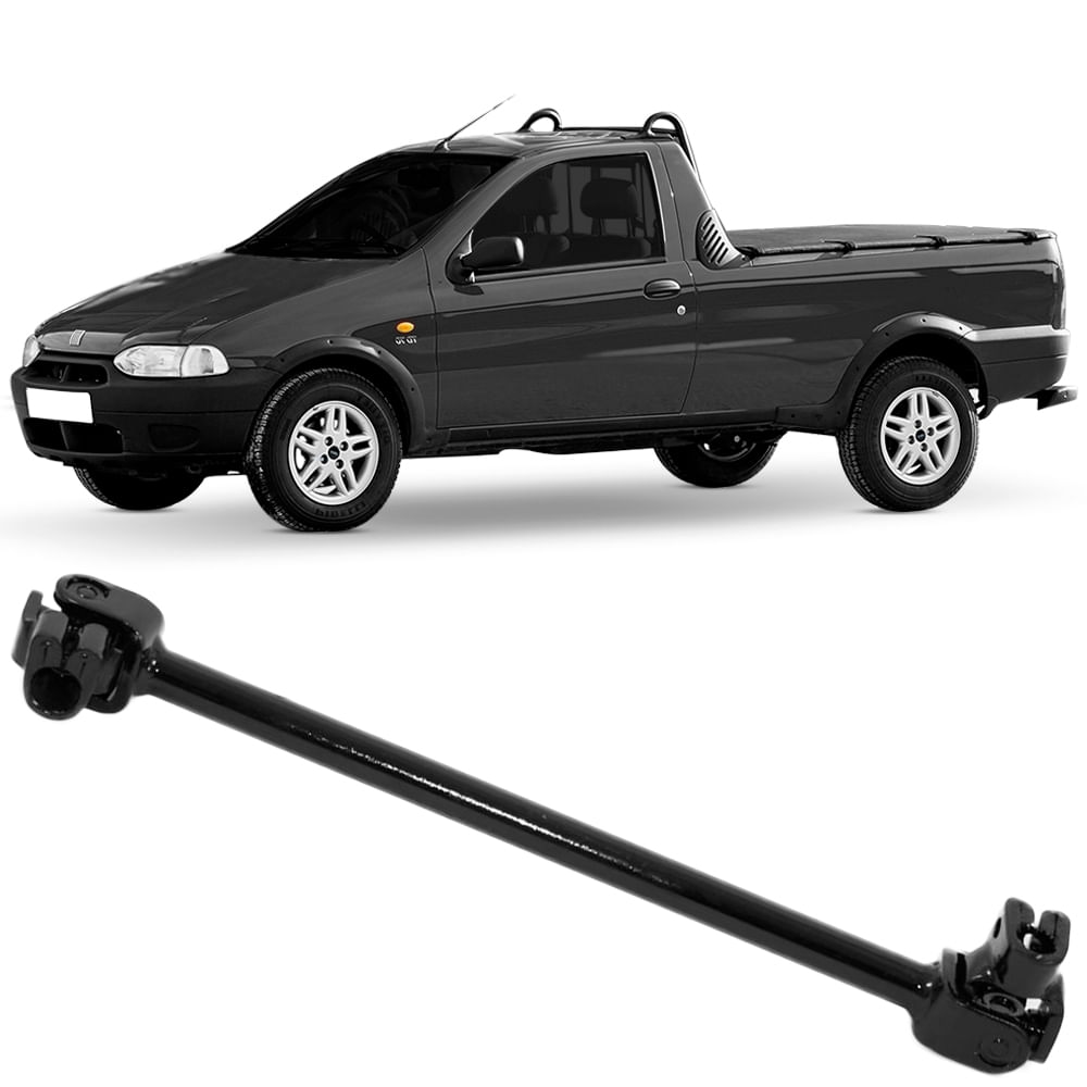 Coluna Direção Mecânica Fiat Strada 99 2001 Estria Grossa Viemar
