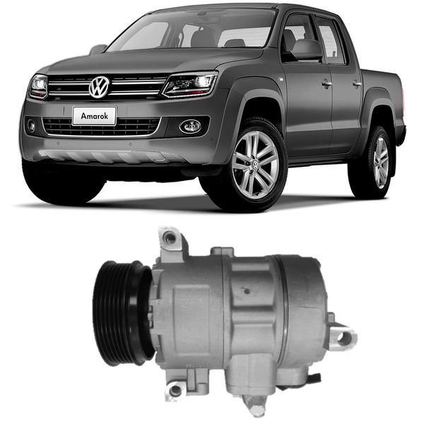 Compressor Ar Condicionado Amarok 2 0 16V 2011 2017 Metal Leve ACP771000S