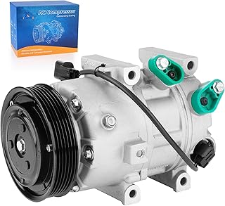 Compressor de ar condicionado CO-29159C AC com embreagem compatível com Hyundai Sonata 2012-2014 2.0L 2.4L, Kia Optima 2012-2018 2.0L 2.4L AC Compressor