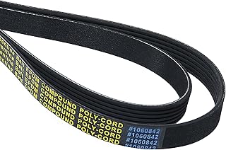 Correia Serpentina 1060842 De 6 Canais Com 84,21" De Comprimento Para Accord Ex/Lx 3.0L, Accord Ex 3.5L, Odyssey, Ridgeline, Ml350 3.5L, Mdx E Rl 3.7L Substitui Apç K060842
