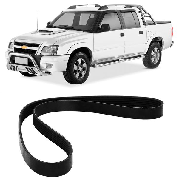 Correia Alternador Chevrolet Blazer S10 2 8 2000 2024 Gates
