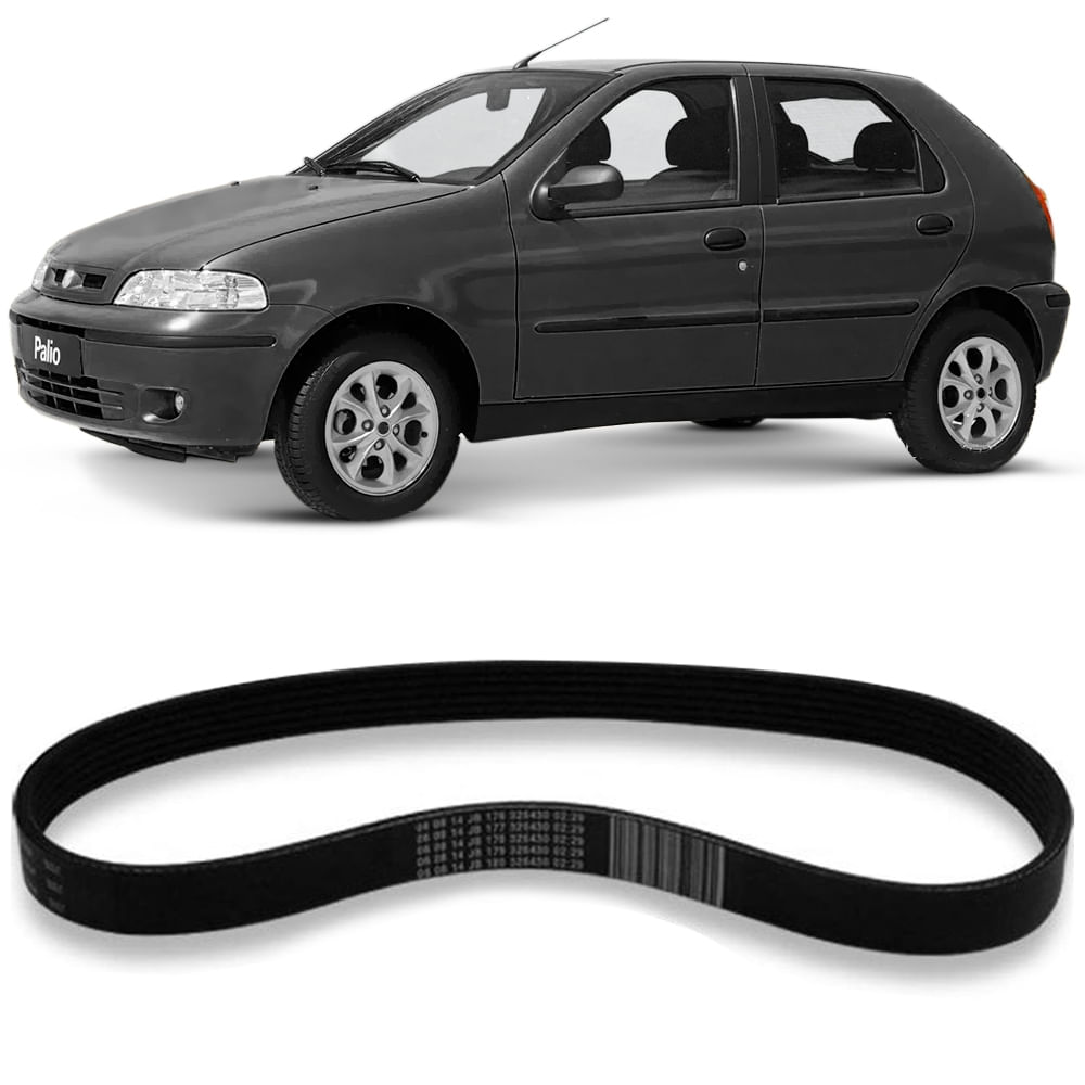 Correia Alternador Fiat Brava 2000 2003 Micro V Gates
