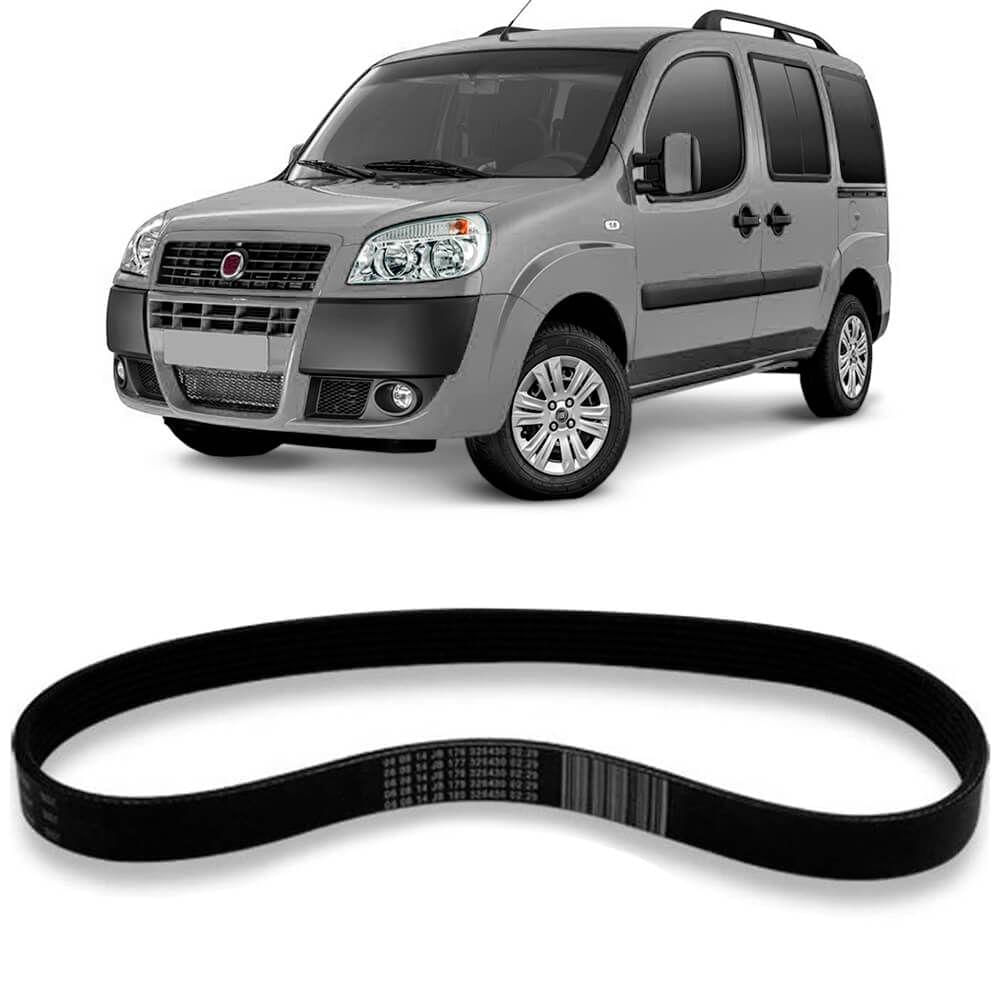 Correia Alternador Fiat Doblo 2004 2010 Micro V Gates