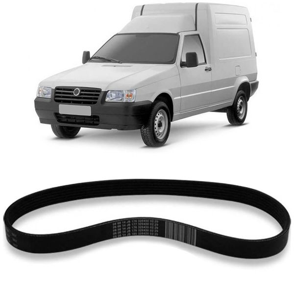 Correia Alternador Fiat Fiorino 2004 2013 Multi V Contitech