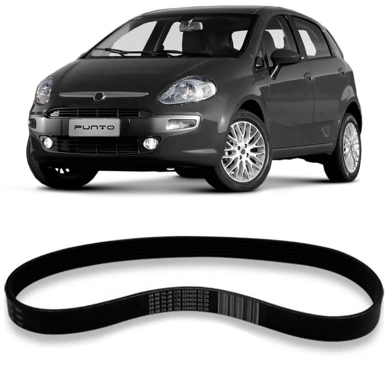 Correia Alternador Fiat Punto 2008 2017 Multi V Contitech