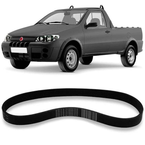 Correia Alternador Fiat Strada 2004 2018 Multi V Contitech