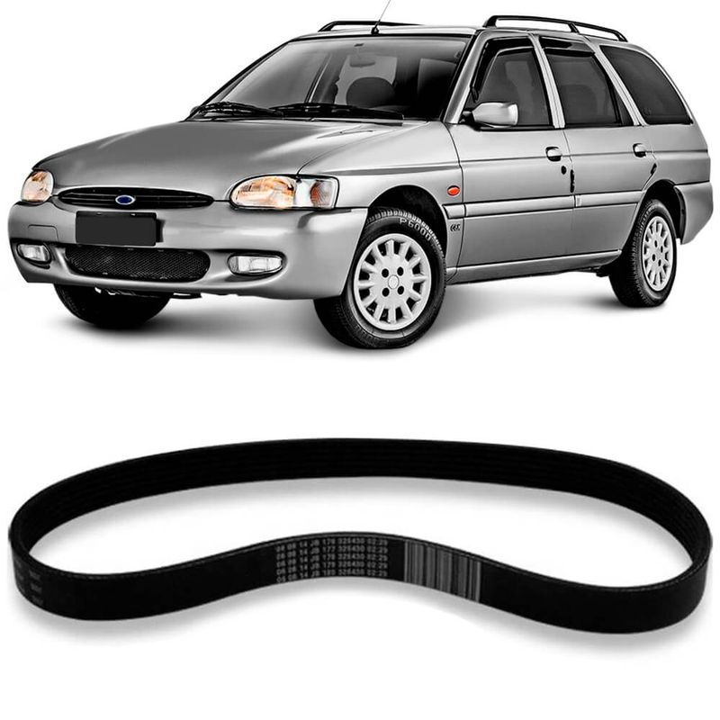 Correia Alternador Ford Escort 2000 2002 Micro V Gates