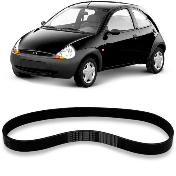 Correia Alternador Ford Ka 97 99 Micro V Gates