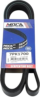 MOCA 7PK1700 EPDM Correia serpentina serve para Acura 2013-2015 ILX L4 2.4L, 2005-2006 RSX L4 2.0L, para Honda 2013-2015 Civic L4 2.4L, para Nissan 2007-2012 Altima V6 3. 5L, 2009-2013 Maxima V6 3.5L
