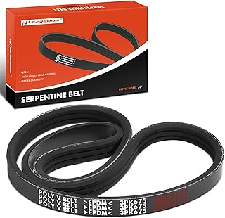A-Premium Correia de transmissão serpentina do motor compatível com Hyundai Elantra 2001-2006, Tucson 2005-2009, Tiburon 2003-2008 e Soul 2010-2011, Sportage 2005-2010, Spectra 2004-2009, Spectra5