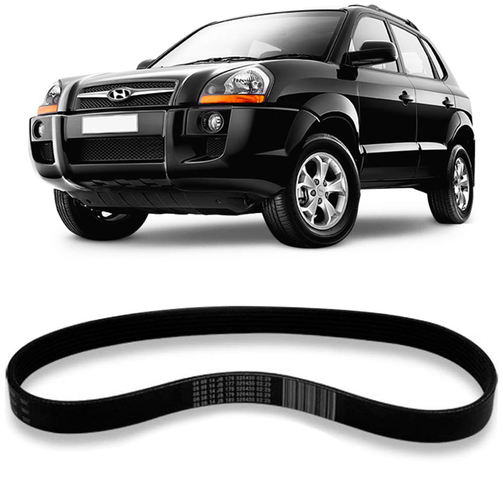Correia Alternador Hyundai Tucson 2005 2017 Multi V Contitech