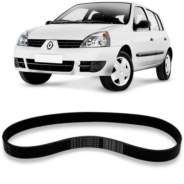 Correia Alternador Renault Clio 2000 2008 Micro V Gates