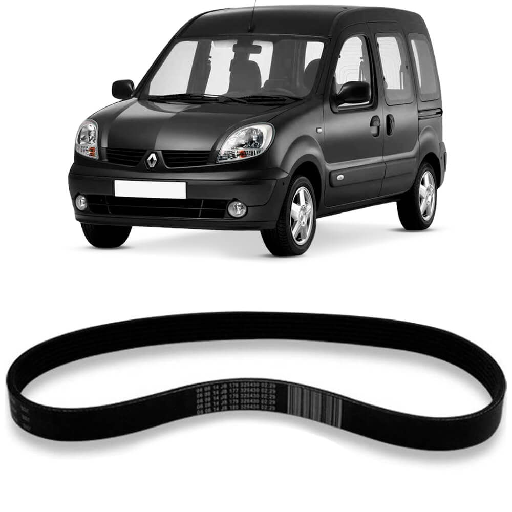Correia Alternador Renault Kangoo 2000 2008 Micro V Gates