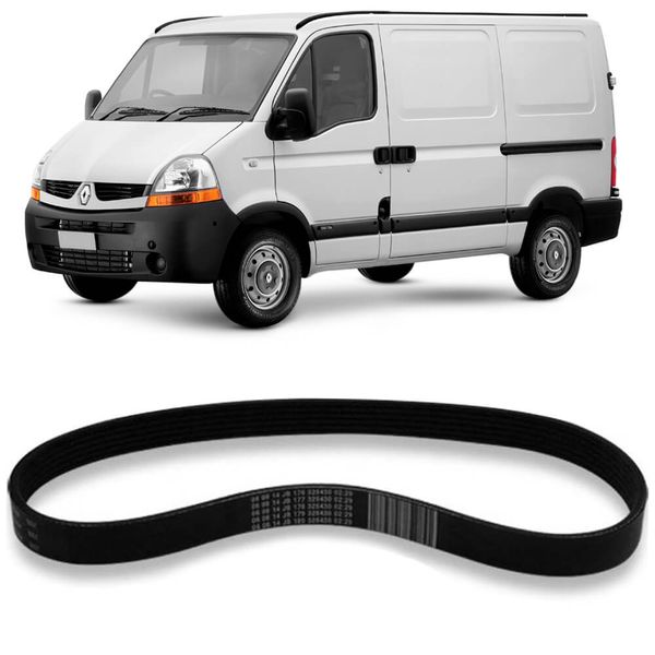 Correia Alternador Renault Master 2005 2013 Micro V Gates
