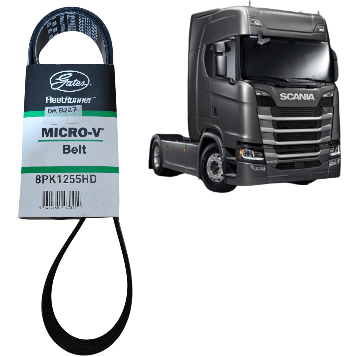 Correia Alternador Scania R164 Volvo VM260 VM310 2003 2011 Gates