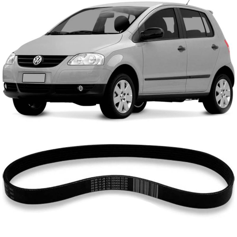 Correia Alternador VW Fox 2004 2008 Micro V Gates