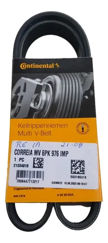 Correia Alternador VW Passat 2 0 8V 91 96 Micro V Contitech 6PK976