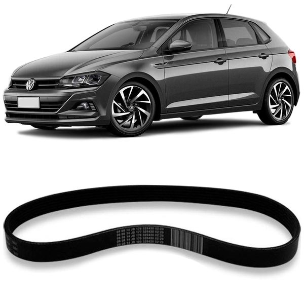 Correia Alternador VW Polo 2018 Elastica Contitech