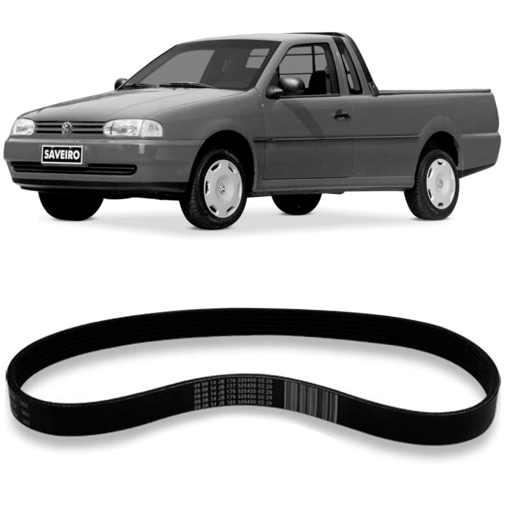 Correia Alternador VW Quantum 96 2002 Micro V Gates