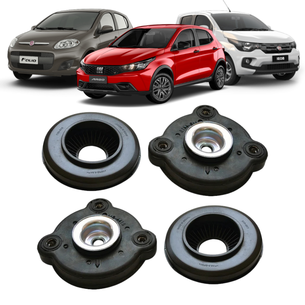 Coxim Amortecedor Dianteiro Argo Siena Novo Palio Rolamento Newparts