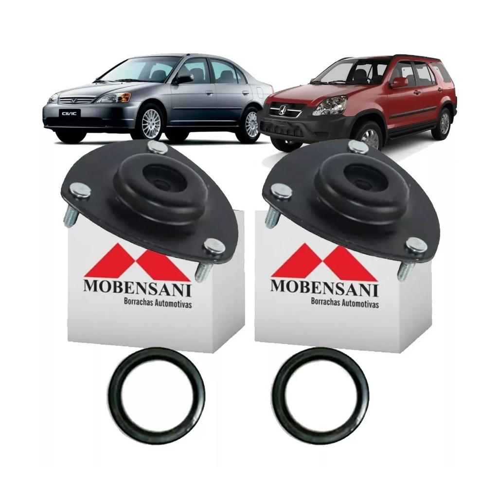 Coxim Amortecedor Dianteiro Rolamento Honda Civic Mobesani MB6090A
