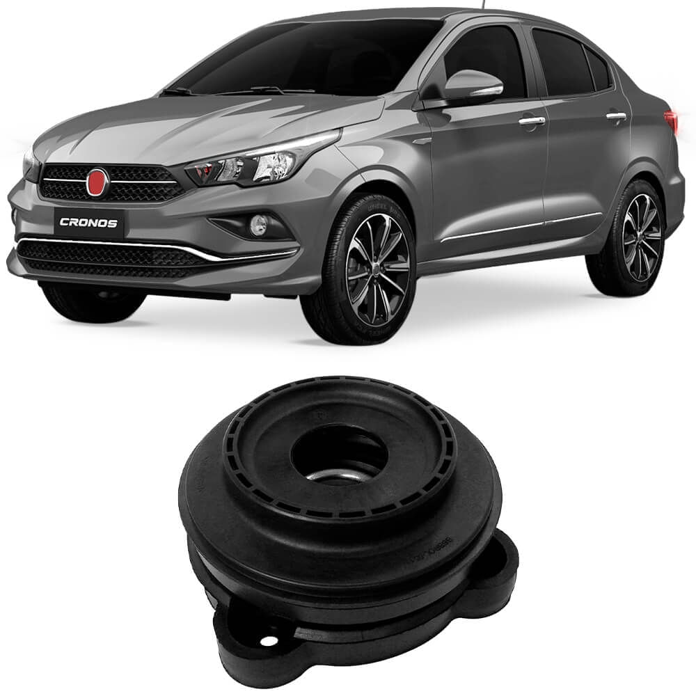 Coxim Amortecedor Fiat Cronos 2018 2019 Dianteiro Motorista Passageiro Bsb Bsbrol 100911