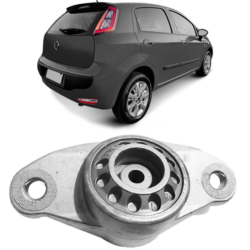 Coxim Amortecedor Fiat Punto 2008 2017 Traseiro Motorista Passageiro Supecas SP3016