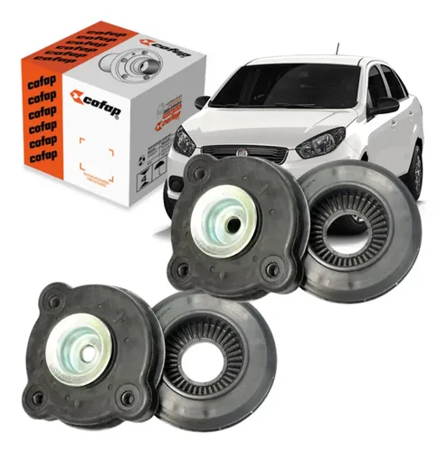 Coxim Amortecedor Grand Siena 2012 2018 Traseiro Motorista Passageiro Supecas SP3016