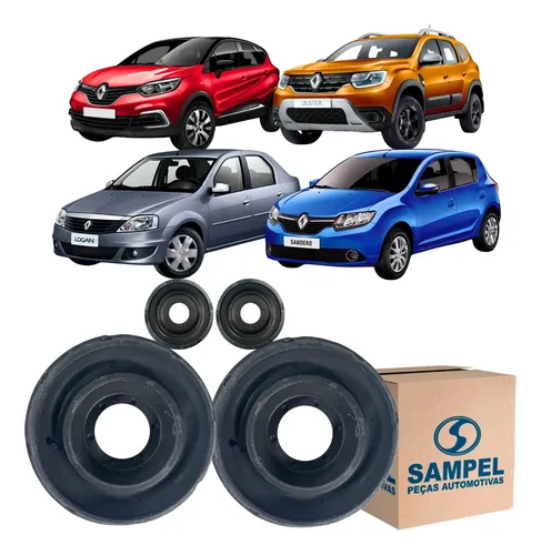 Coxim Amortecedor Renault Sandero 2008 2018 Dianteiro Sampel 8117B