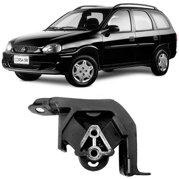 Coxim Câmbio Corsa Wagon 97 2002 Dianteiro Motorista Sampel