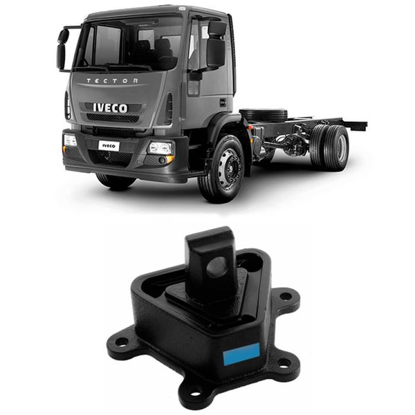 Coxim Câmbio Iveco Tector Stradale 2010 2012 Traseiro Motorista Suporte Rei