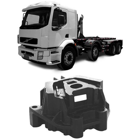 Coxim Câmbio Volvo Vm 260 6X2 2006 2012 Traseiro Suporte Rei
