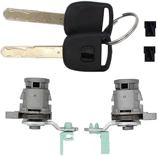 Par de chaves de cilindro dianteiro esquerdo LH lado e direito do passageiro lateral RH para Honda Accord 1998-2002, Civic 2001-2005, Odyssey 1999-2004, S2000 2000-2009