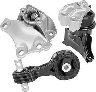 Kit De Suportes Do Motor E Da Transmissão (3 Peças) Compatível Com Honda Civic Hybrid 1.3L 2006-2011. Substitui A65019, A65029 E A4585.