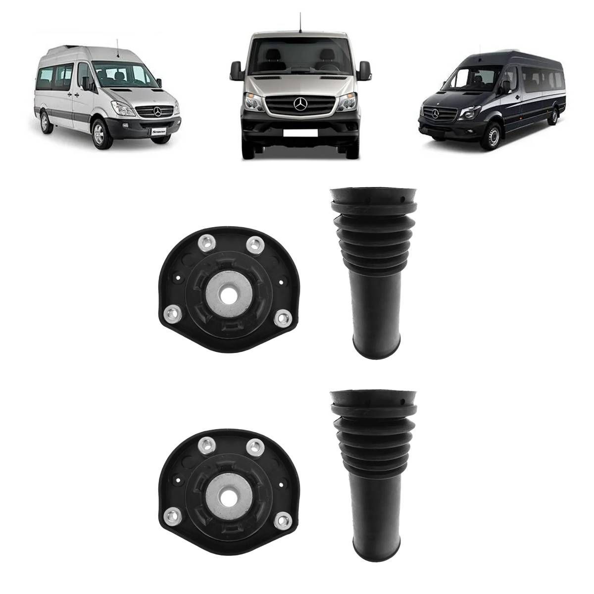 Coxim Dianteiro Mercedes-Benz Sprinter 2012 2019 Esquerdo R3457 Rei