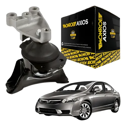 Coxim Dianteiro Passageiro Civic 1 8 16V 2007 2011 Hidráulico Newparts