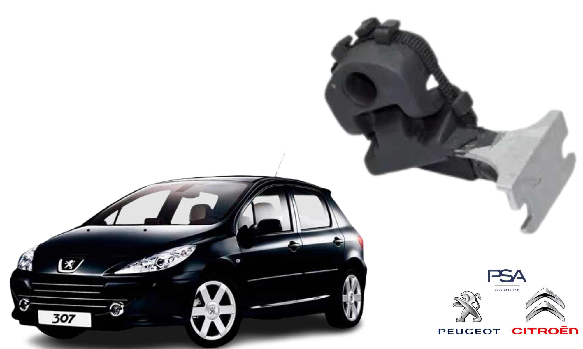 Coxim Dianteiro Peugeot Citroën 2000 2019 Direito