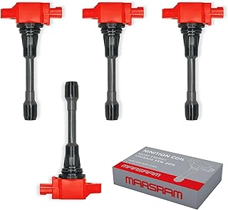 Ignition Coil Pack set of 4 Compatible with 2007 2008 2009 2010 2011 2012 Nissan Altima Versa Sentra Cube NV200 Rogue 2013 2014 2015 Infiniti M56 FX50 QX60 2.5L 2.0L 1.8L Replacement for UF549 C1696