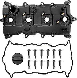 Tampa da válvula do motor com junta, tampa de óleo, parafuso, compatível com Nissan Altima 2007-2013, 2007-2012 Sentra SE-R, 2008-2013 Rogue, 2014-2015 Rogue Select, L4 2.5L QR25DE Gas, Substituição
