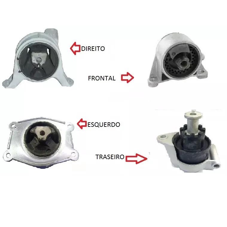 Coxim Gm Astra Vectra Zafira 8V 16V Automatico Dianteiro Motorista