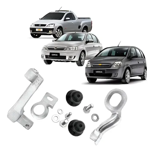 Coxim Gm Corsa Meriva Montana Dianteiro Passageiro Suporte